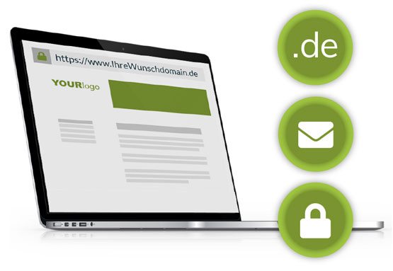 Wählen Sie Ihre Domain